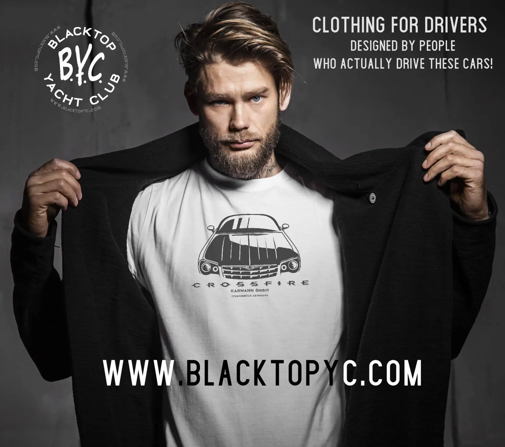 Chrysler Crossfire Mens T-shirt - Image 5