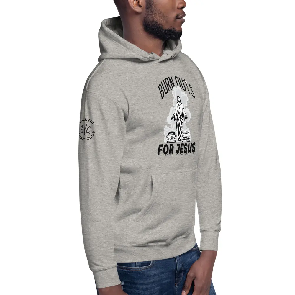 Burnouts for Jesus Hoodie - Image 3