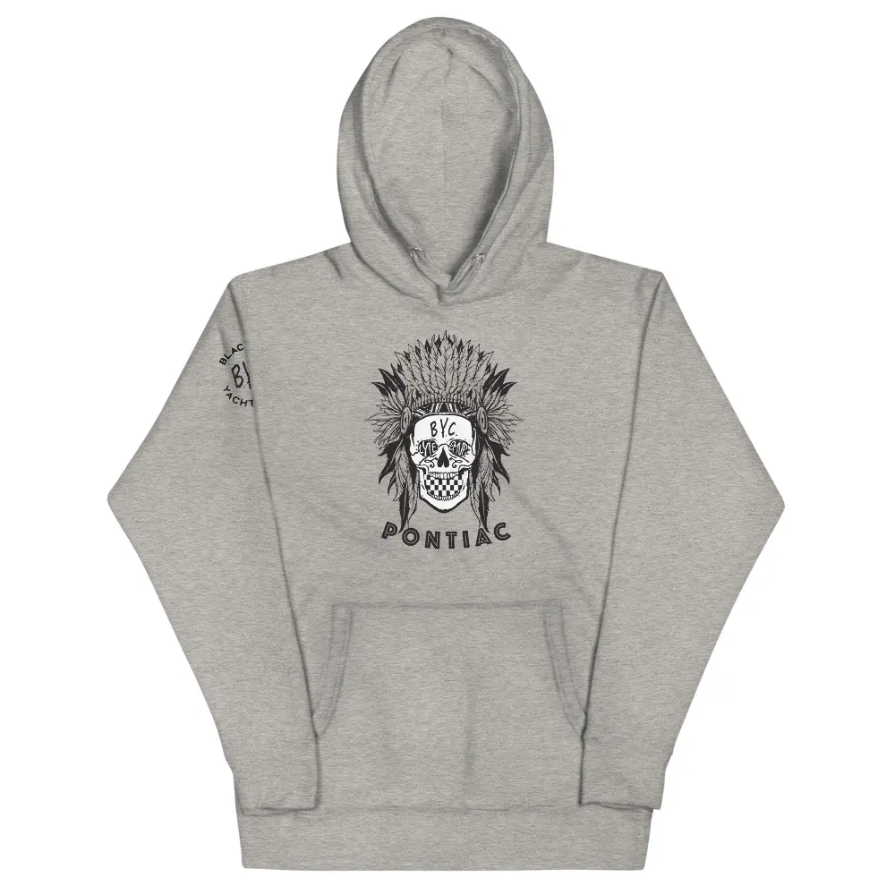 Pontiac Indian Skull Hoody