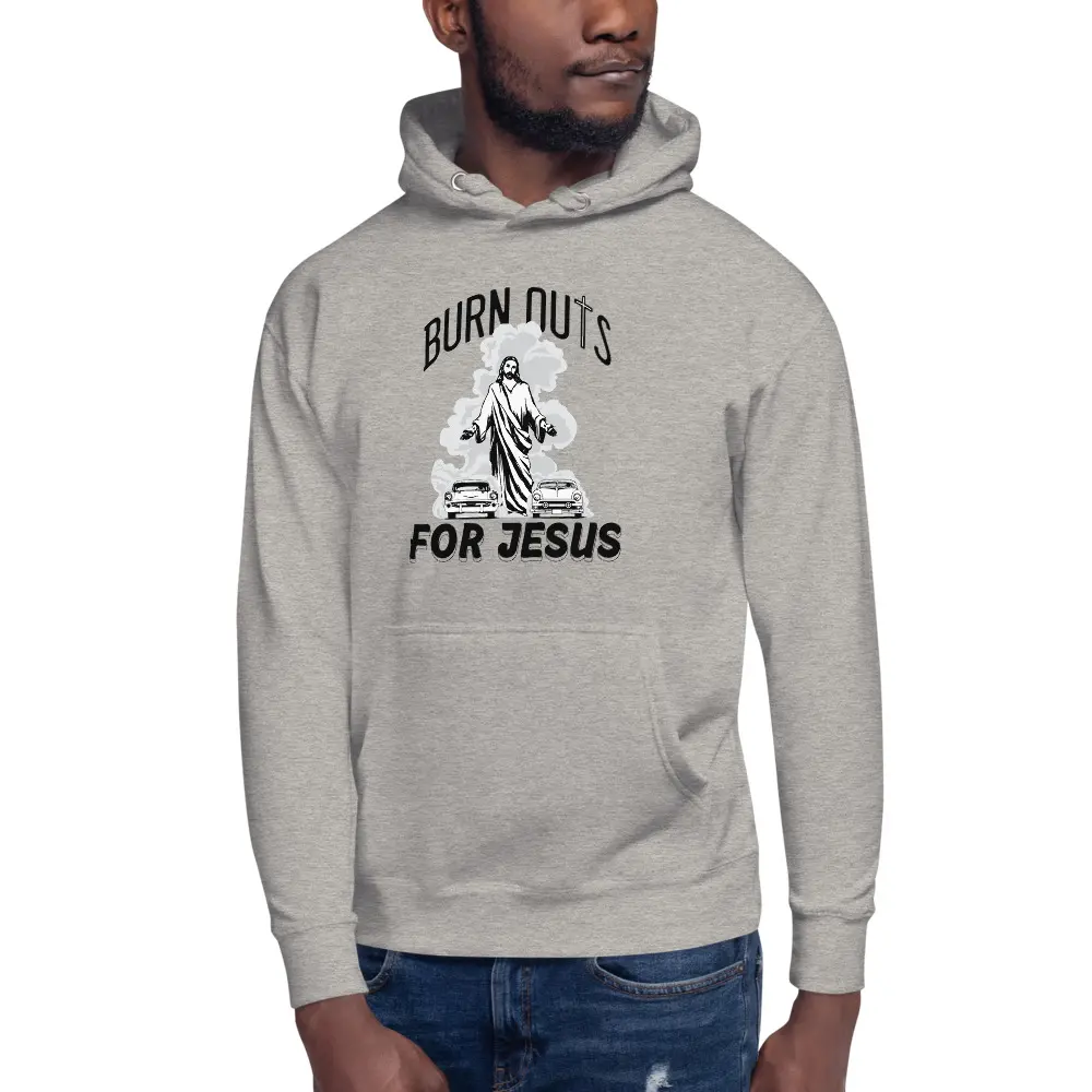 Burnouts for Jesus Hoodie - Image 4