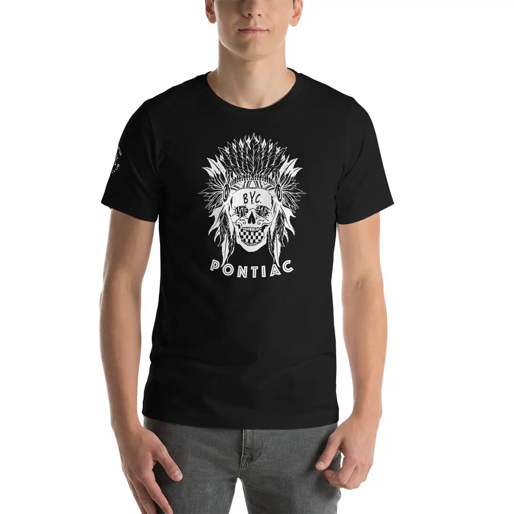 Pontiac Indian Skull T-Shirt - Image 2