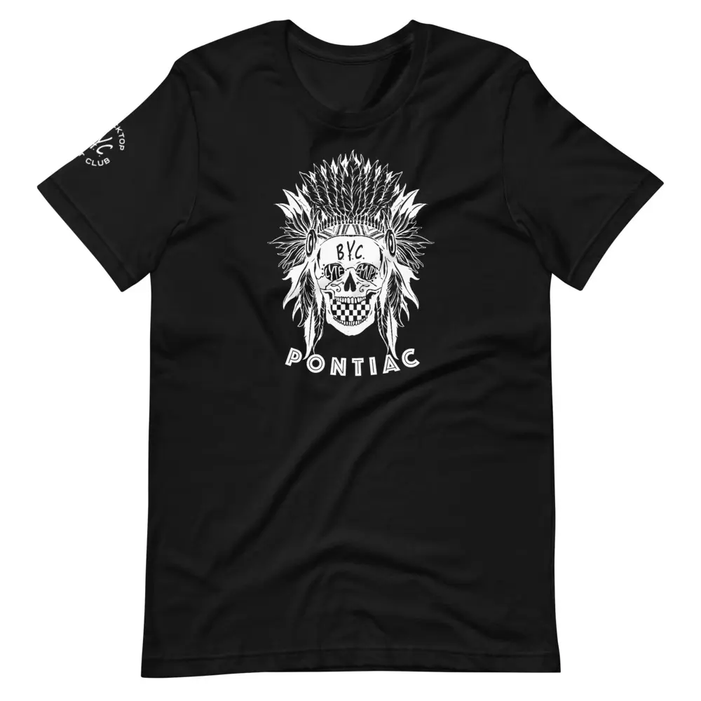 Pontiac Indian Skull T-Shirt
