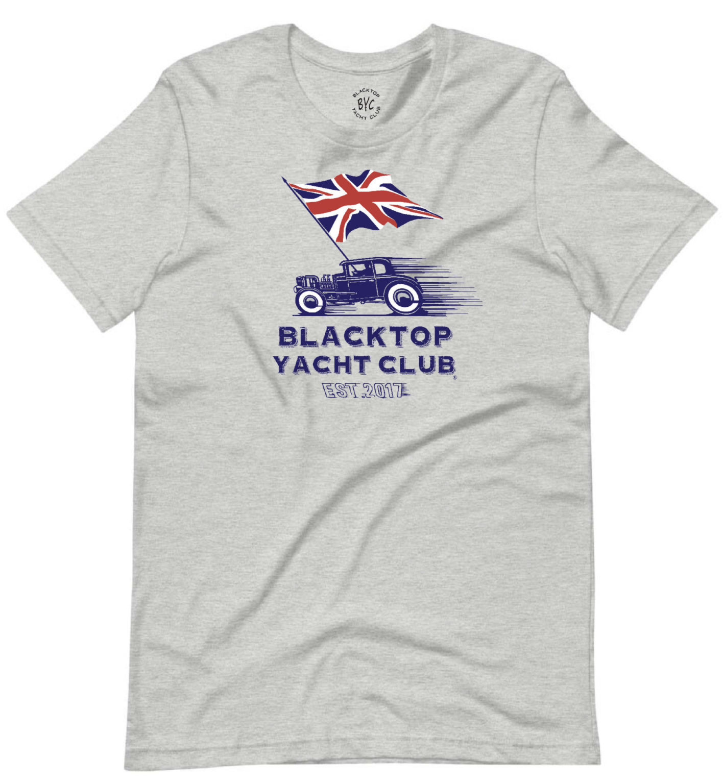 UK Rodding T-Shirt - Blacktop Yacht Club Union Jack