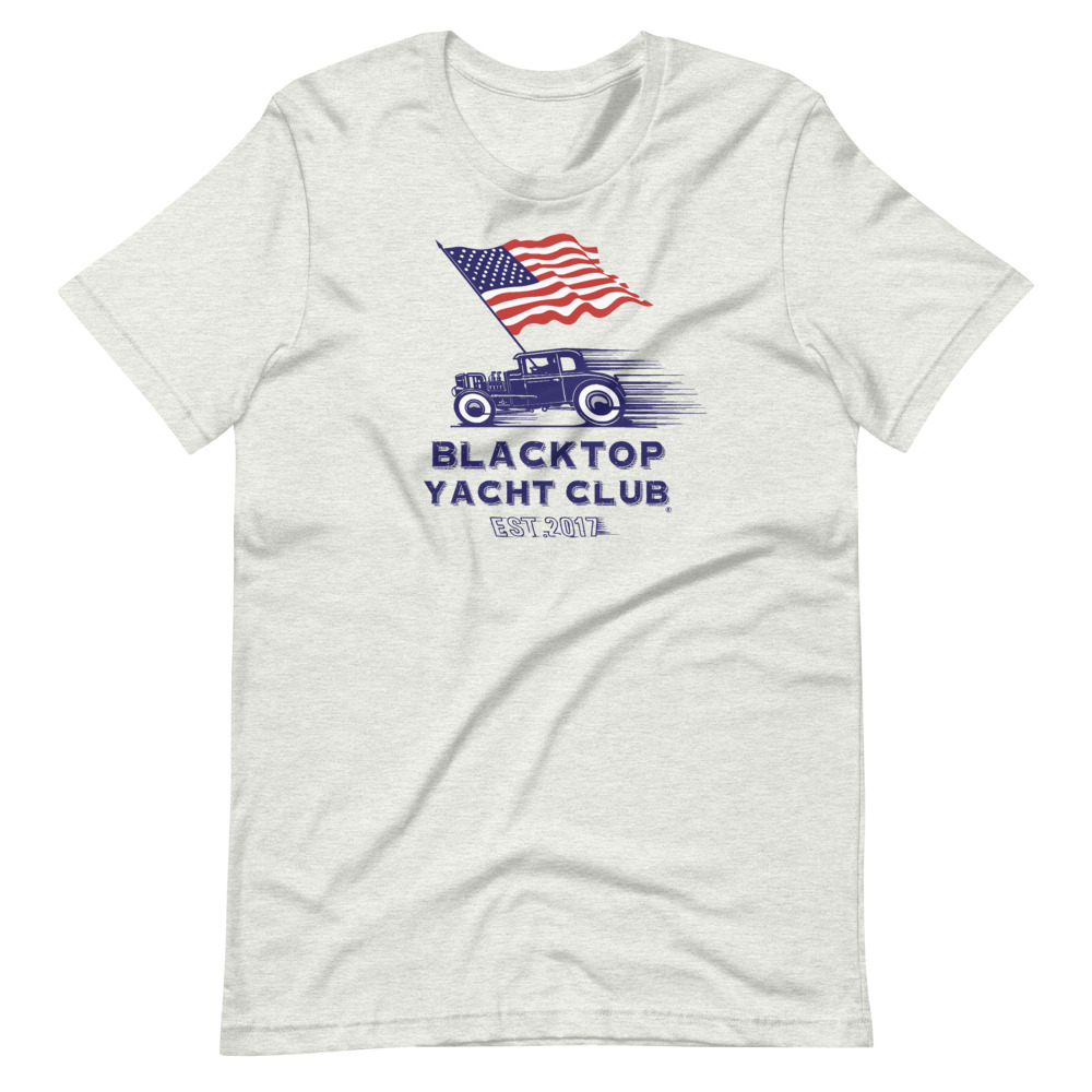 American Patriot Racer T-Shirt - Blacktop Yacht Club