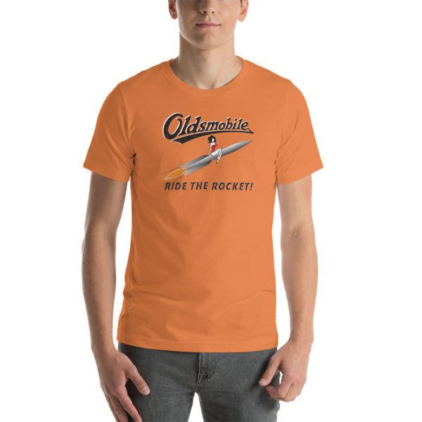 Orange Oldsmobile “Ride the Rocket,” T-shirt