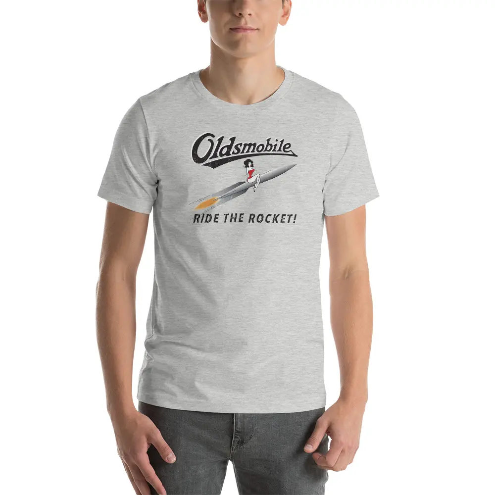 Oldsmobile Rocket Cotton T-shirt - Image 3