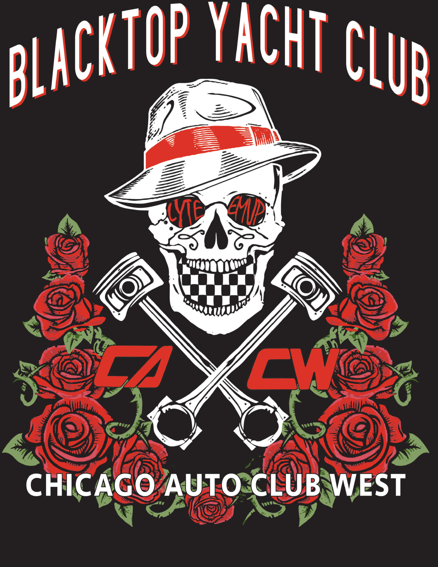 CACW Gangster Skull T-Shirt - Image 3