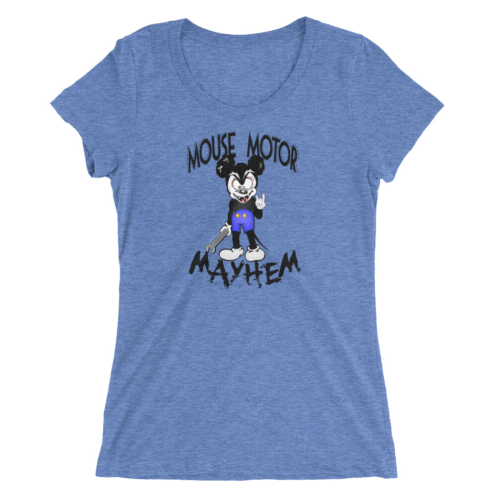 Womens Mouse Motor T-Shirt - Image 3