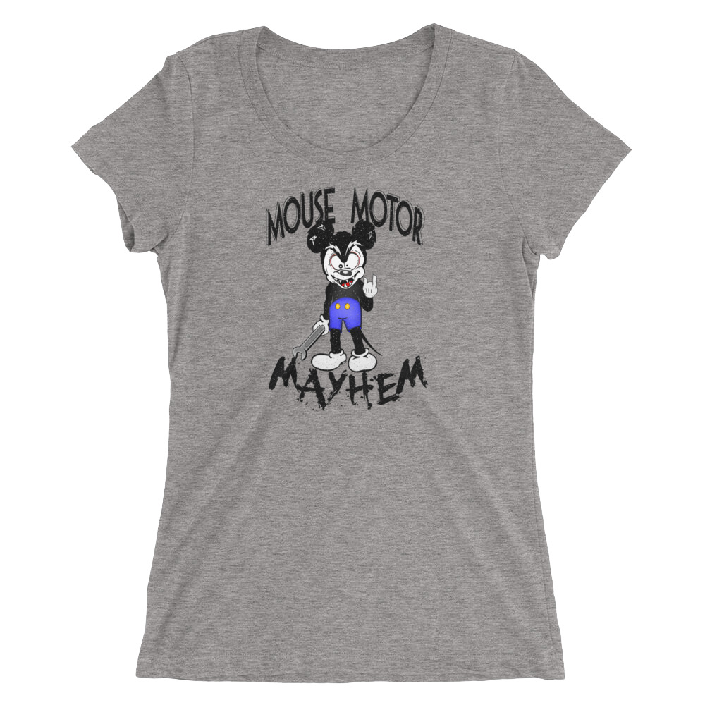 Womens Mouse Motor T-Shirt - Image 4