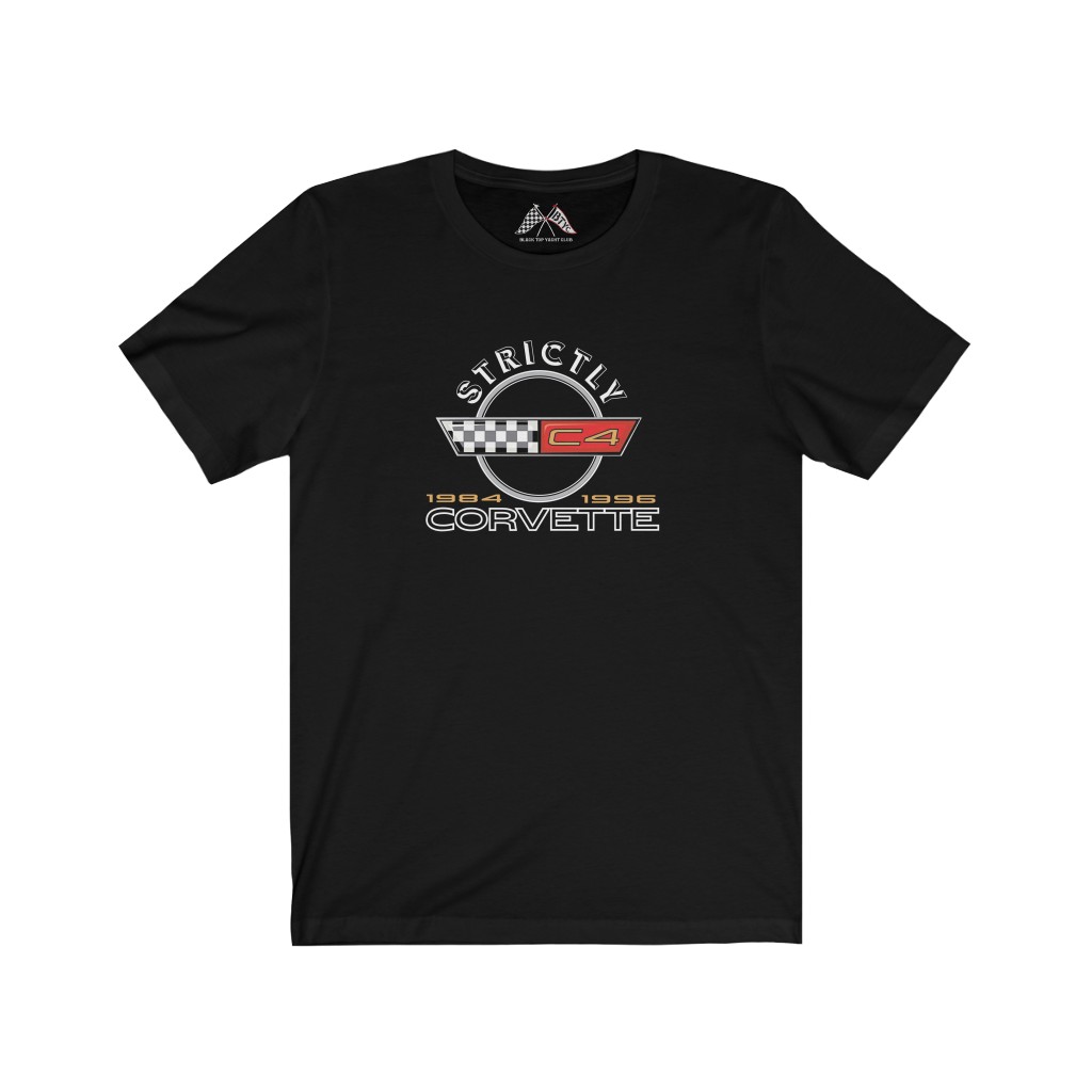 Strictly C4 Corvette Emblem T-Shirt - Image 3