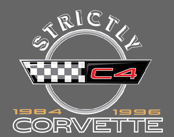91-96 Strictly C4 Corvette Emblem Hoodie - Image 4