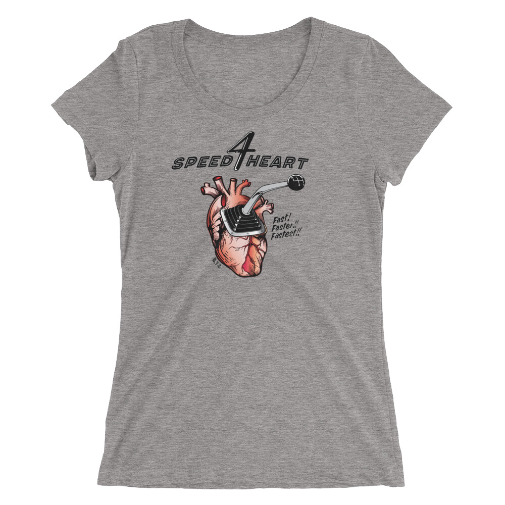 Womens 4 Speed Heart T-Shirt